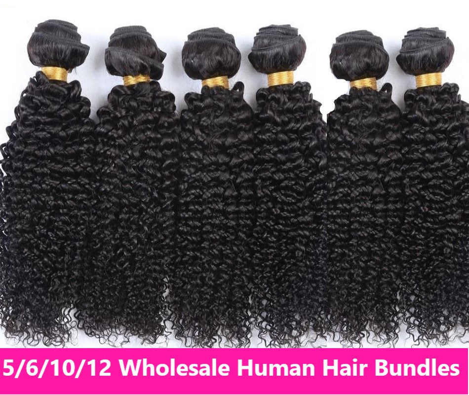 10A Brazilian Kinky Curly Hair Bundles – Premium Human Hair