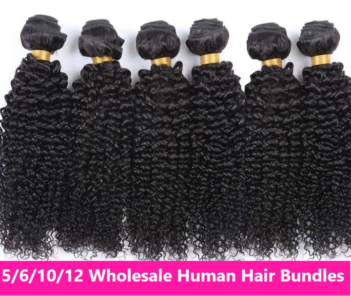 10A Brazilian Kinky Curly Hair Bundles – Premium Human Hair