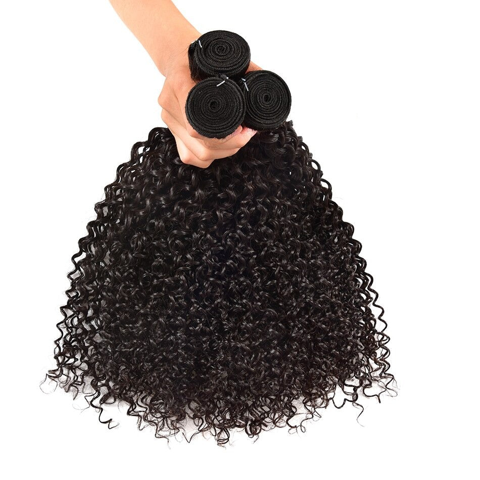 10A Brazilian Kinky Curly Hair Bundles – Premium Human Hair