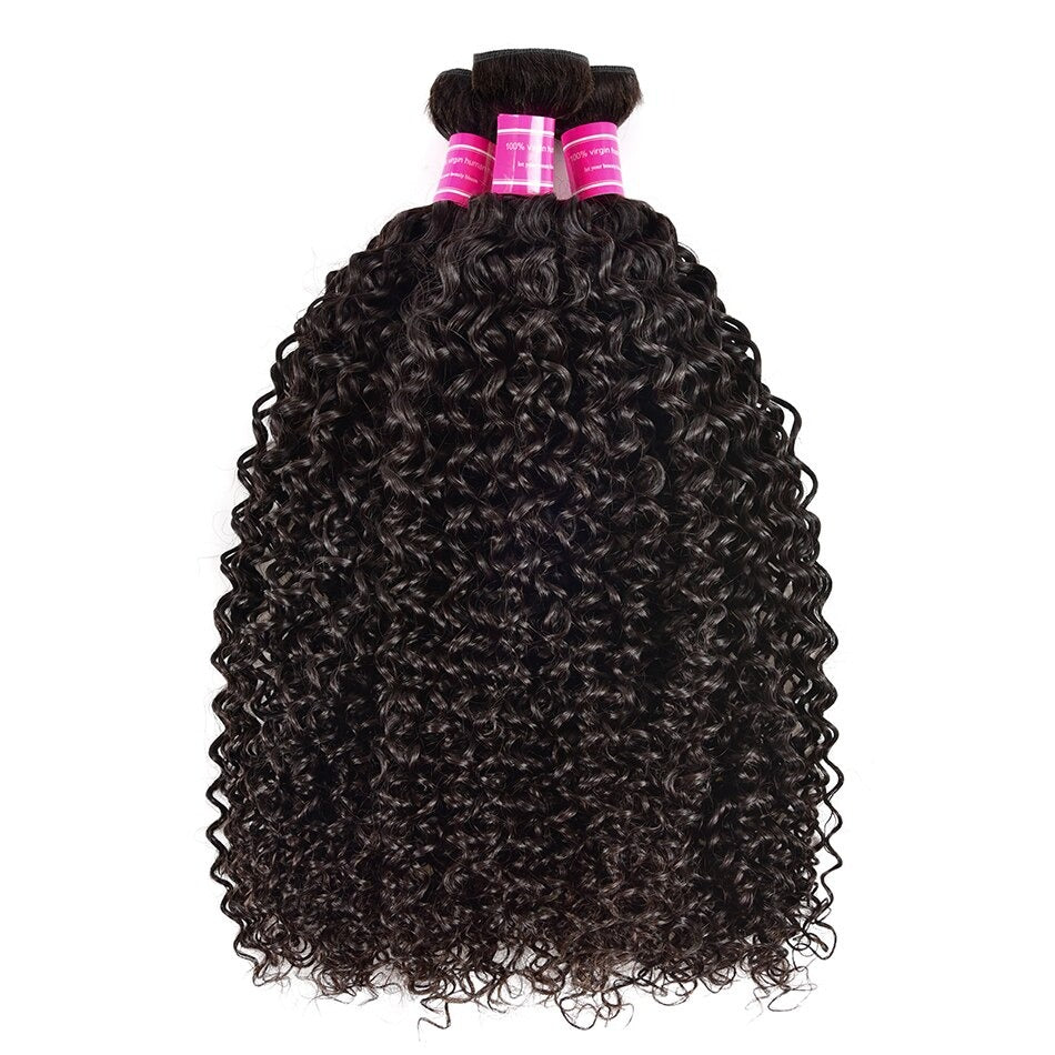 10A Brazilian Kinky Curly Hair Bundles – Premium Human Hair