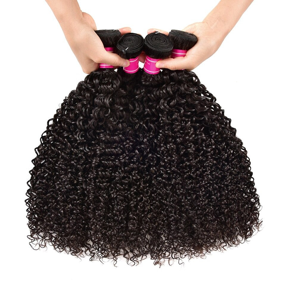 10A Brazilian Kinky Curly Hair Bundles – Premium Human Hair